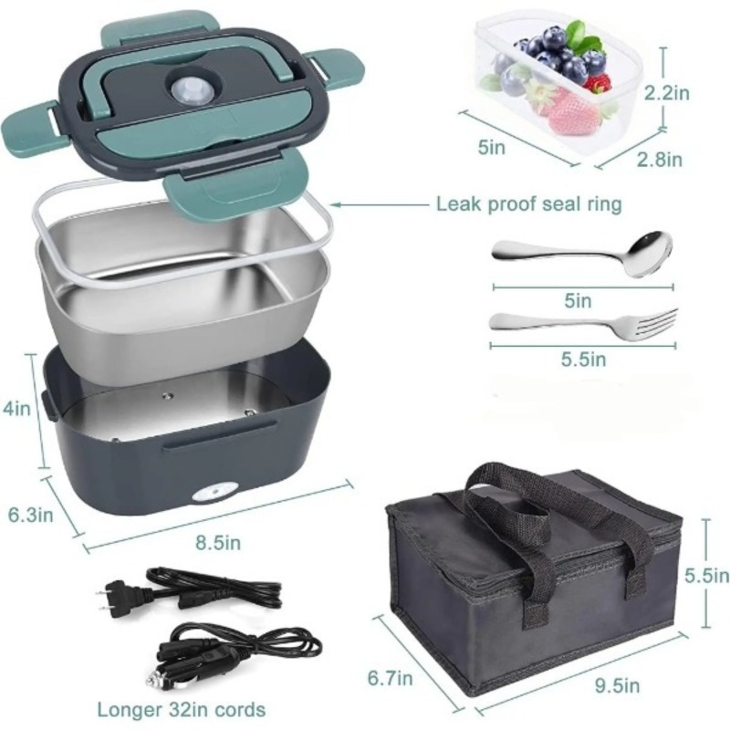 1.5L Electric Lunch Box Food W - Portable Food Warmer recension och pris