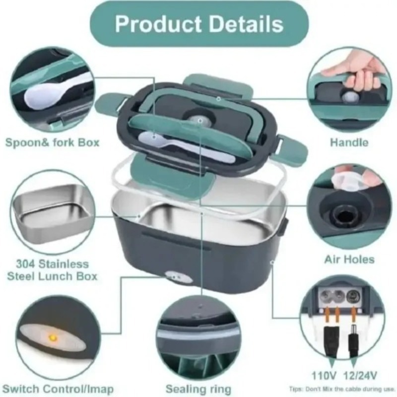 1.5L Electric Lunch Box Food W - Portable Food Warmer recension och pris