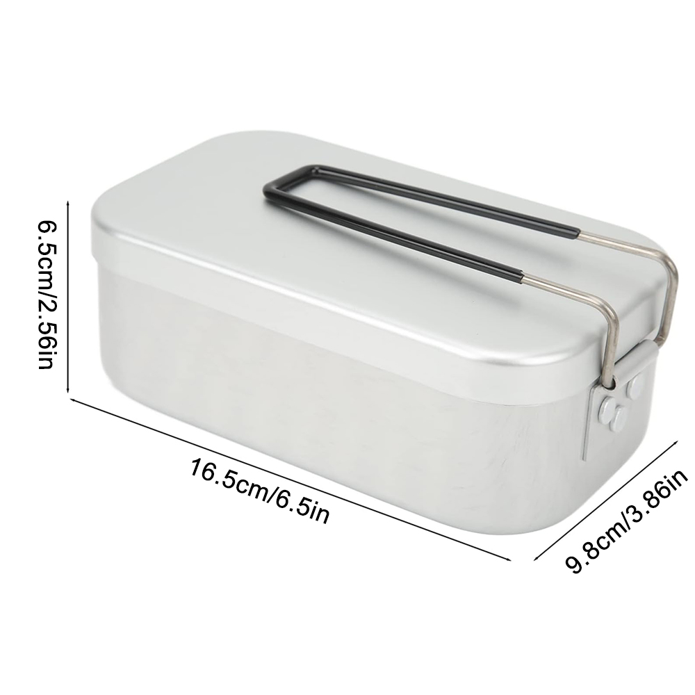 800ML Aluminum Lunch Boxes Out - Food Storage Hiking recension och pris