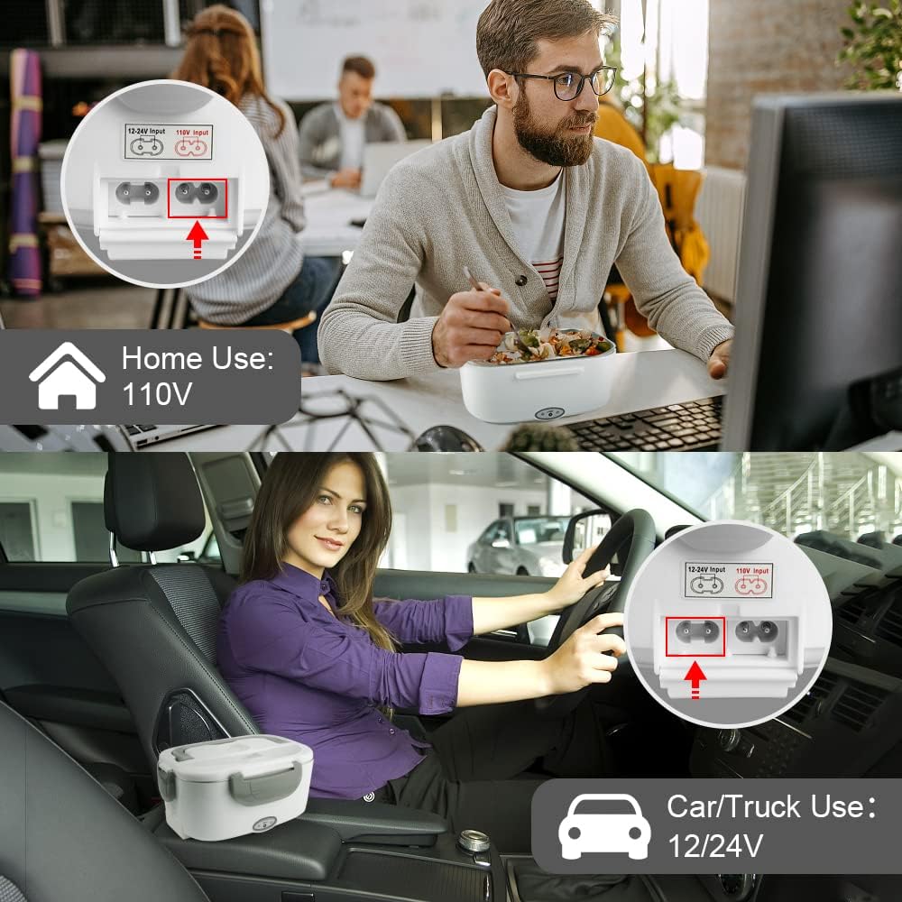 Portable Electric Lunch Box Fo - Portable Food Warmer recension och pris