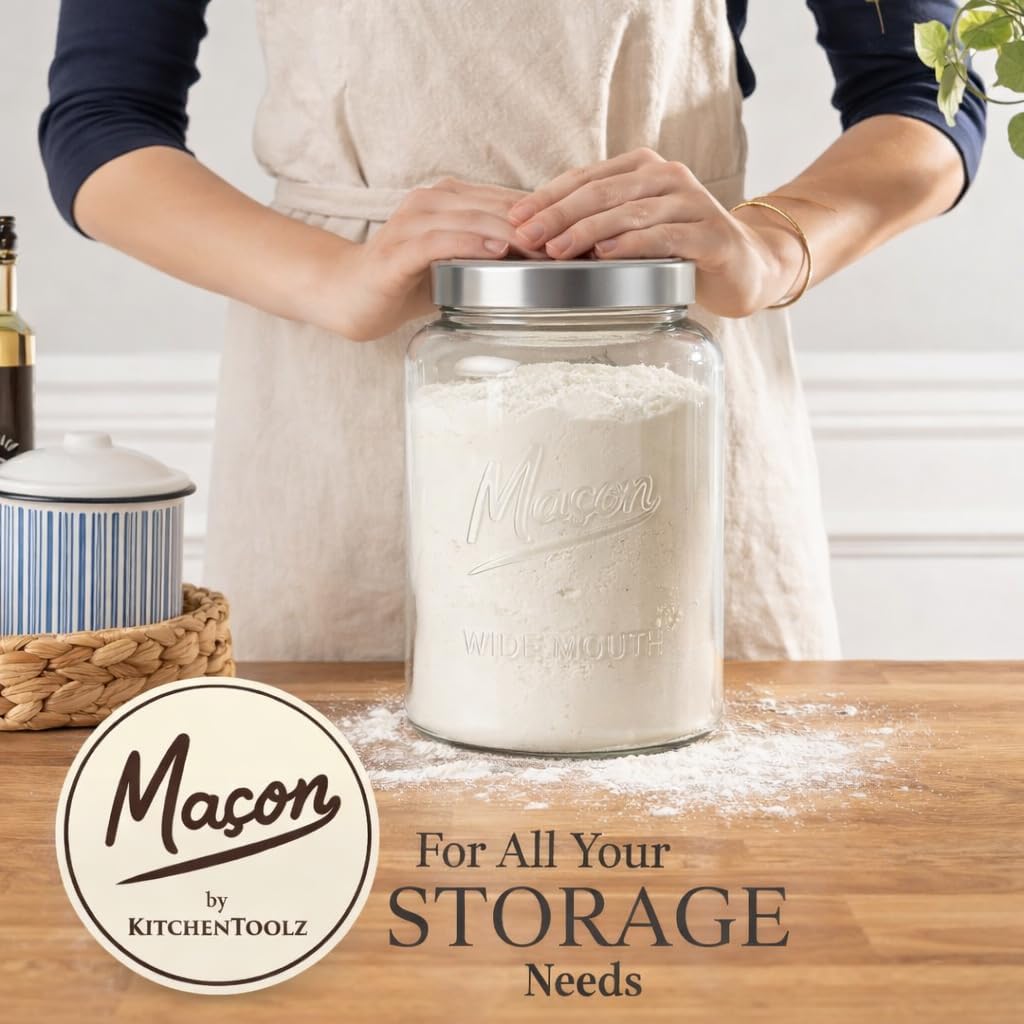 Extra Large    Jar - 1 Gallon  - Food Storage Jar Glass recension och pris