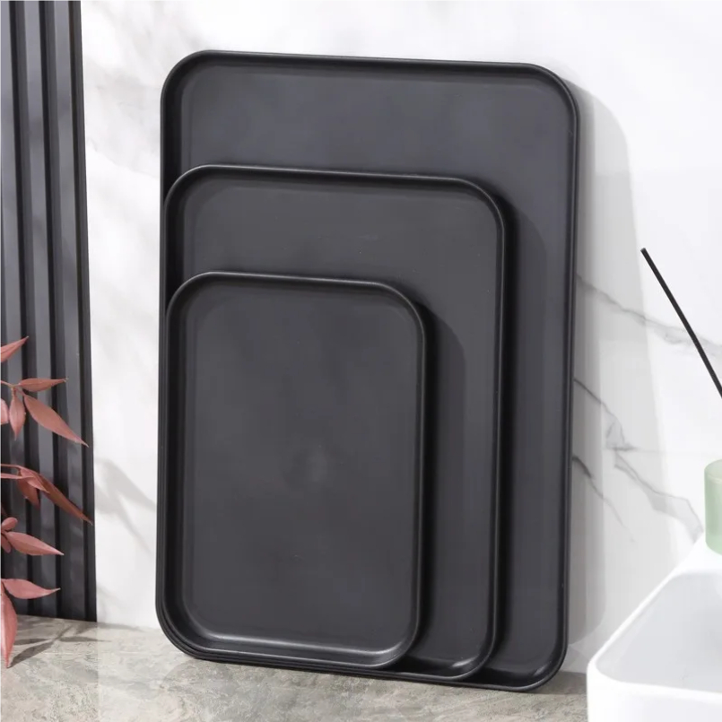 Heavy-Duty Black Rectangular S - Food Storage In Restaurant recension och pris