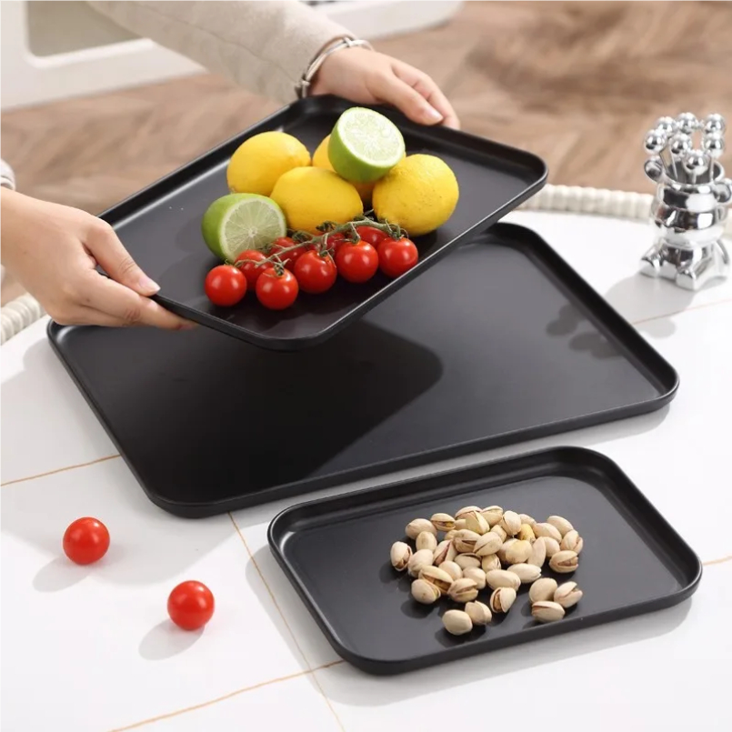 Heavy-Duty Black Rectangular S - Food Storage In Restaurant recension och pris