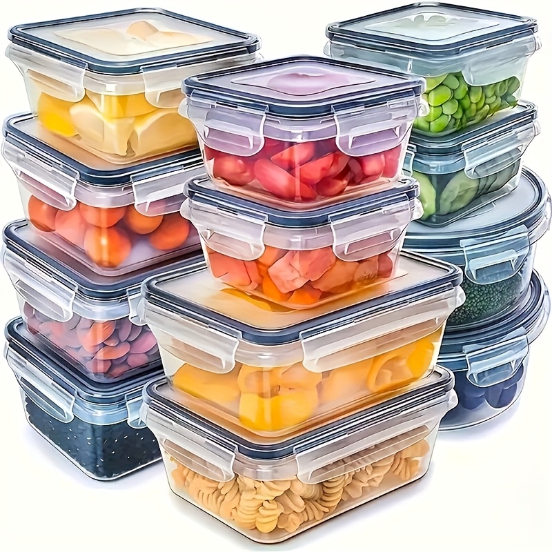 8Pcs Set Includes 4 Containers - Food Storage Box Set recension och pris
