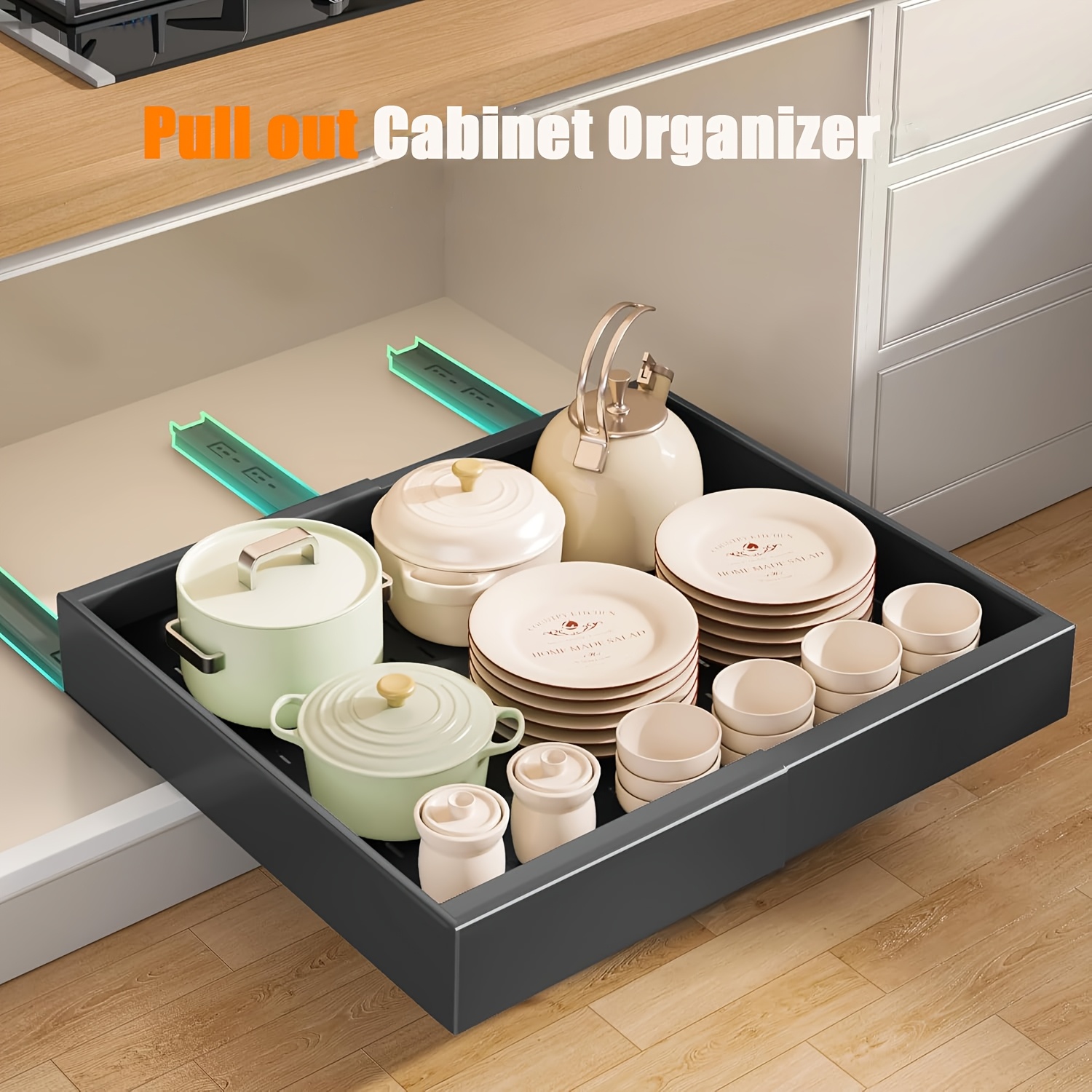 Pull Out Cabinet Organizer, Ex - Food Storage Kitchen Cabinet recension och pris