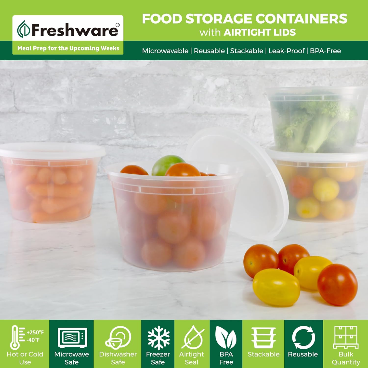 Plastic Food Storage Container - Food Storage Prep Containers recension och pris