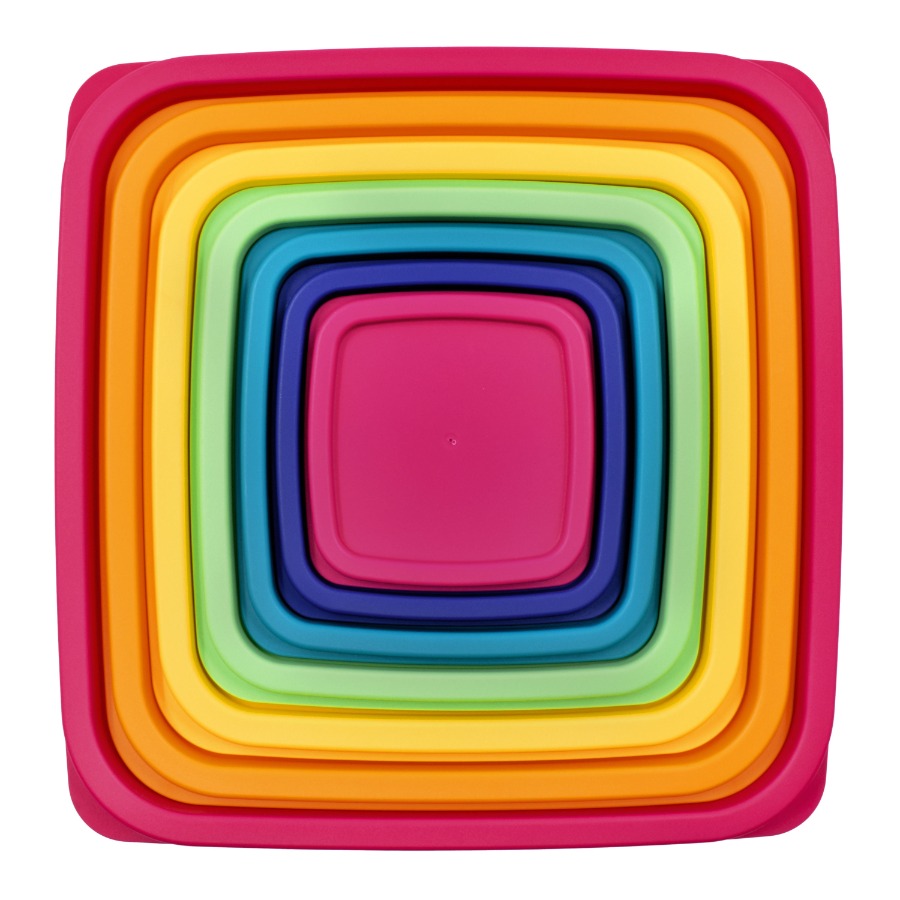Plastic Rainbow Food Storage S - Best Food Storage recension och pris