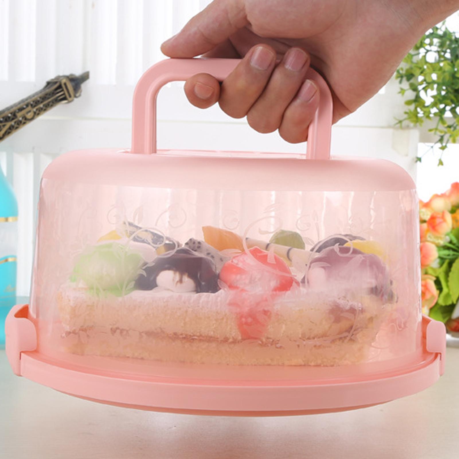 Handheld Cake Carrier Reusable - Food Storage Box Set recension och pris