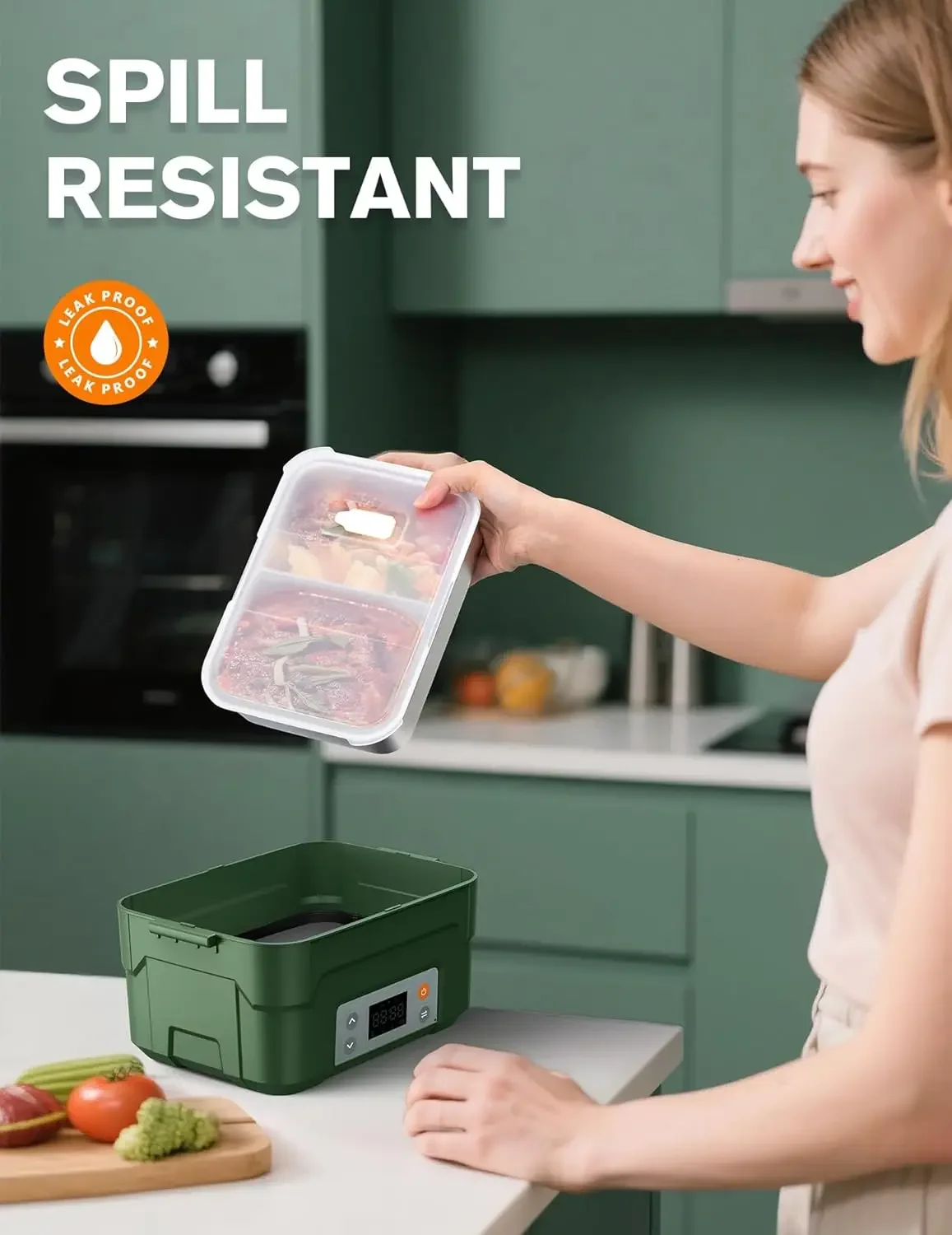 XL 6.3-Cup Cordless Electric L - Portable Food Warmer recension och pris