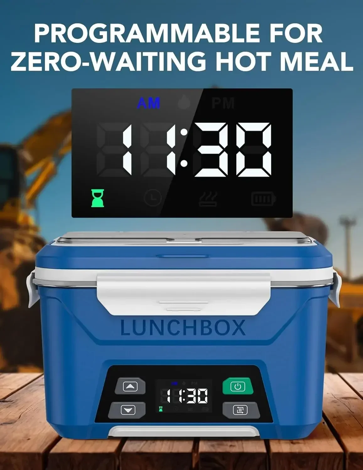 Cordless Electric Lunch Box fo - Portable Food Warmer recension och pris