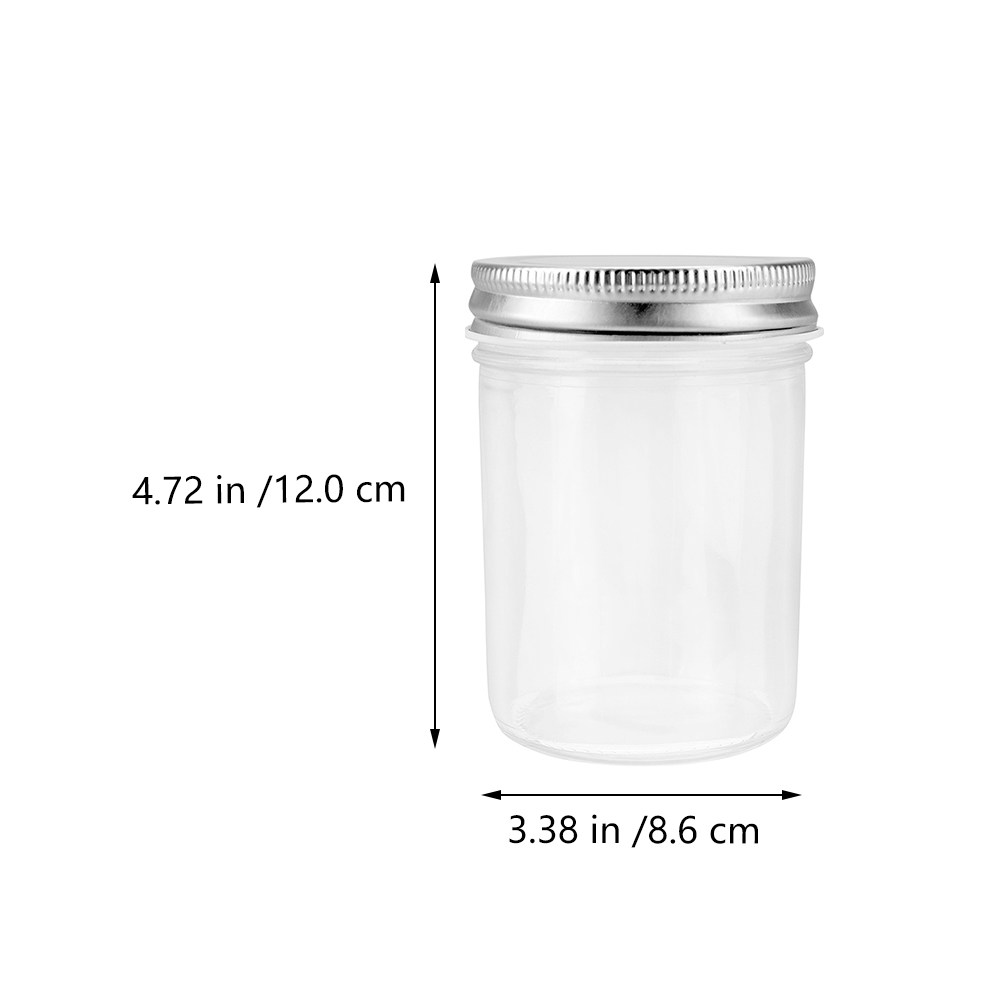 4Pcs Jam Canning Jars Glass Se - Food Storage Jar Glass recension och pris