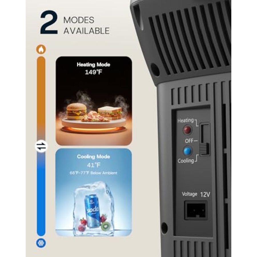 Electric Cooler Warmer 10QT 9L - Portable Food Warmer recension och pris