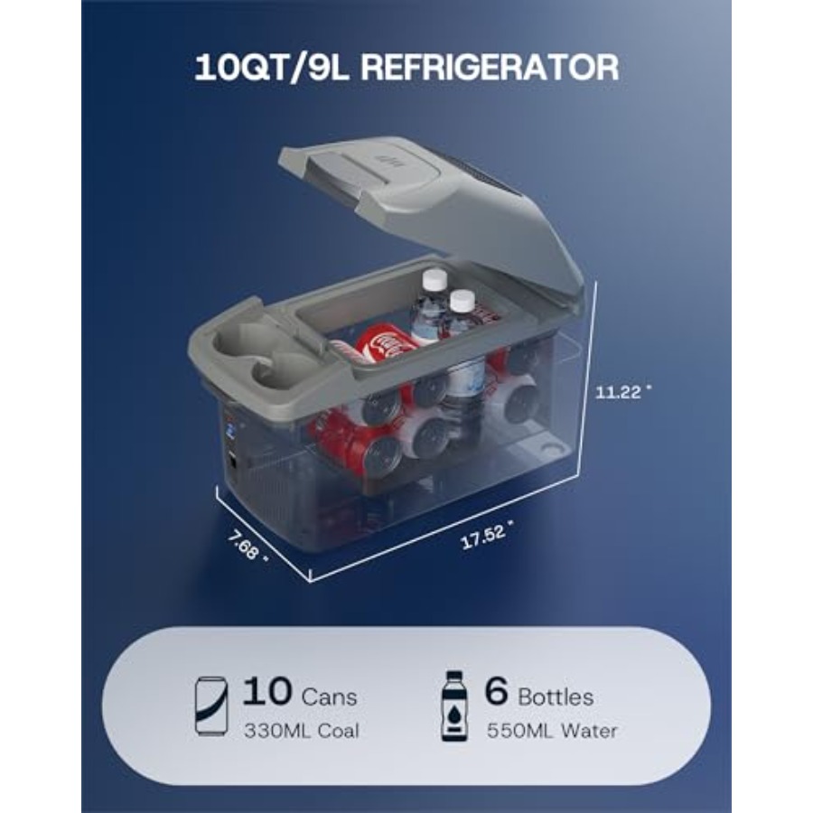 Electric Cooler Warmer 10QT 9L - Portable Food Warmer recension och pris