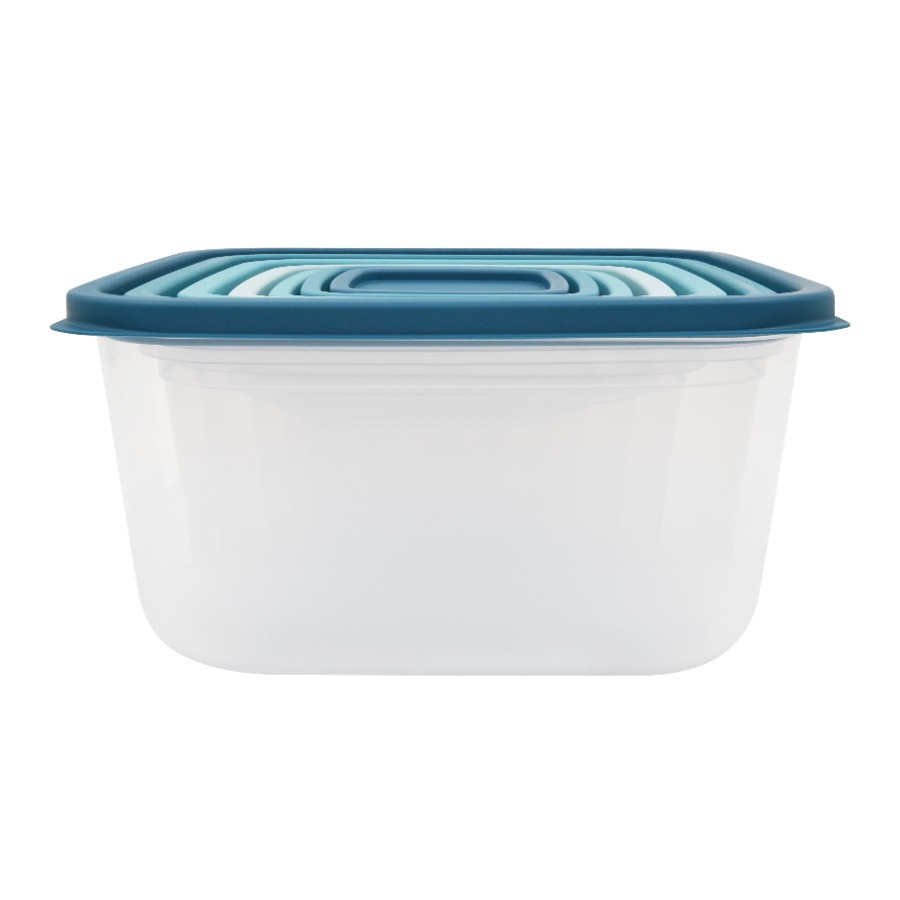 2 pack 14 Piece Teal Plastic F - Food Storage Meal Prep recension och pris