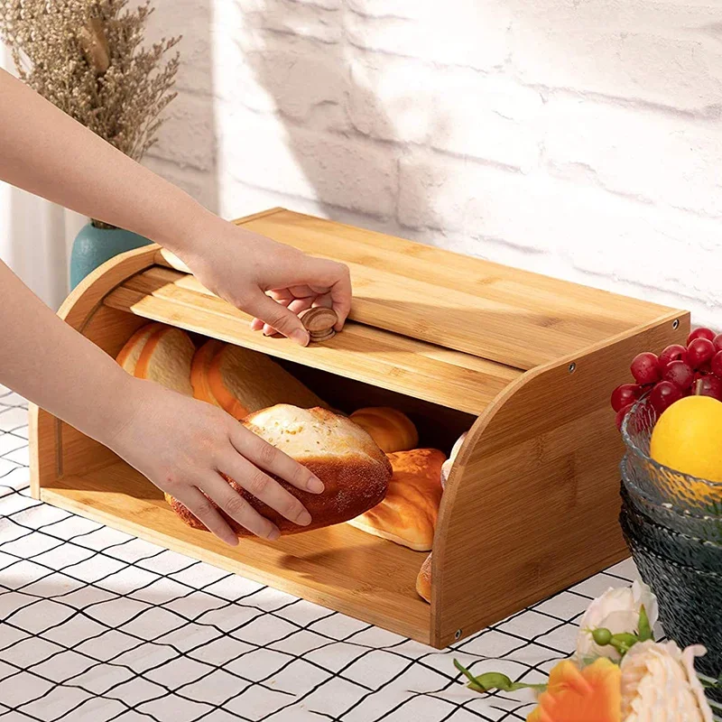 Double Door Dustproof Bamboo B - Food Storage Locker recension och pris