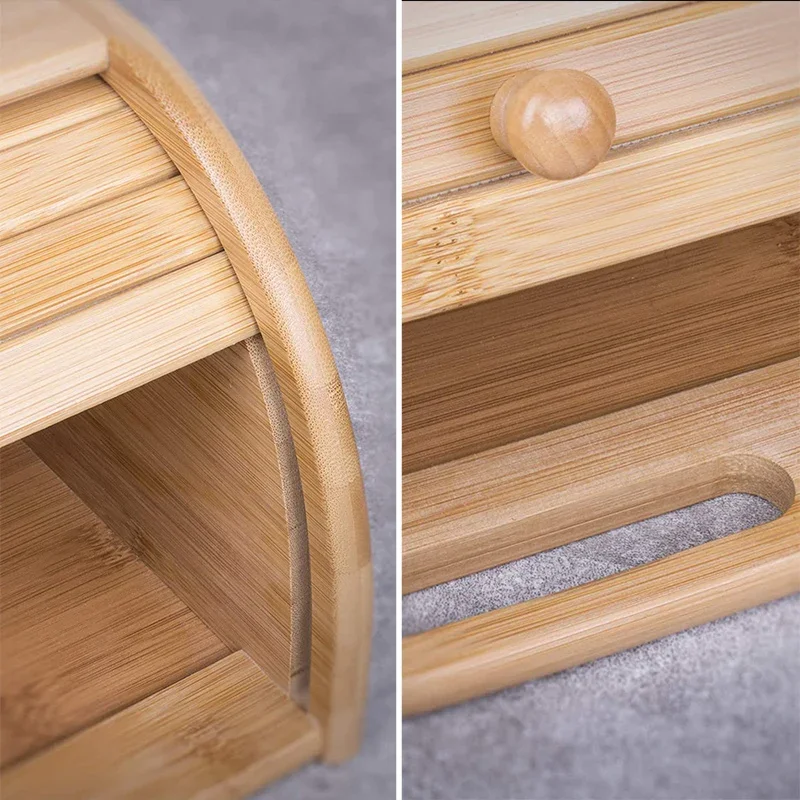 Double Door Dustproof Bamboo B - Food Storage Locker recension och pris