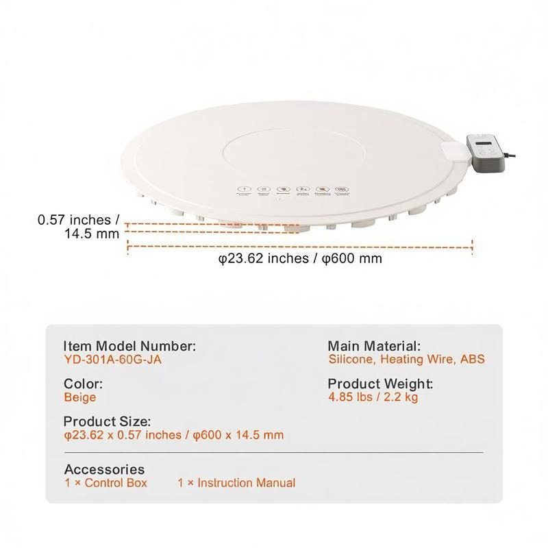 Silicone Heating Mat 24x15 Inc - Portable Food Warmer recension och pris