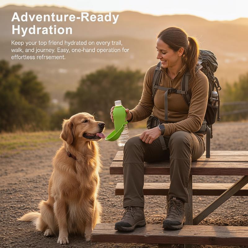 Collapsible Silicone Dog Water - Food Storage Hiking recension och pris