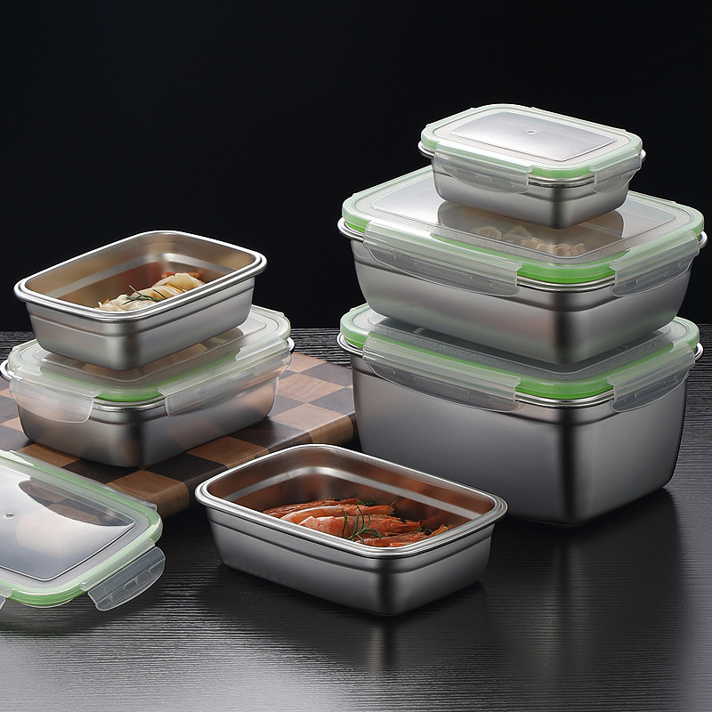 304 Stainless Steel Lunch Box  - Food Storage Box Set recension och pris