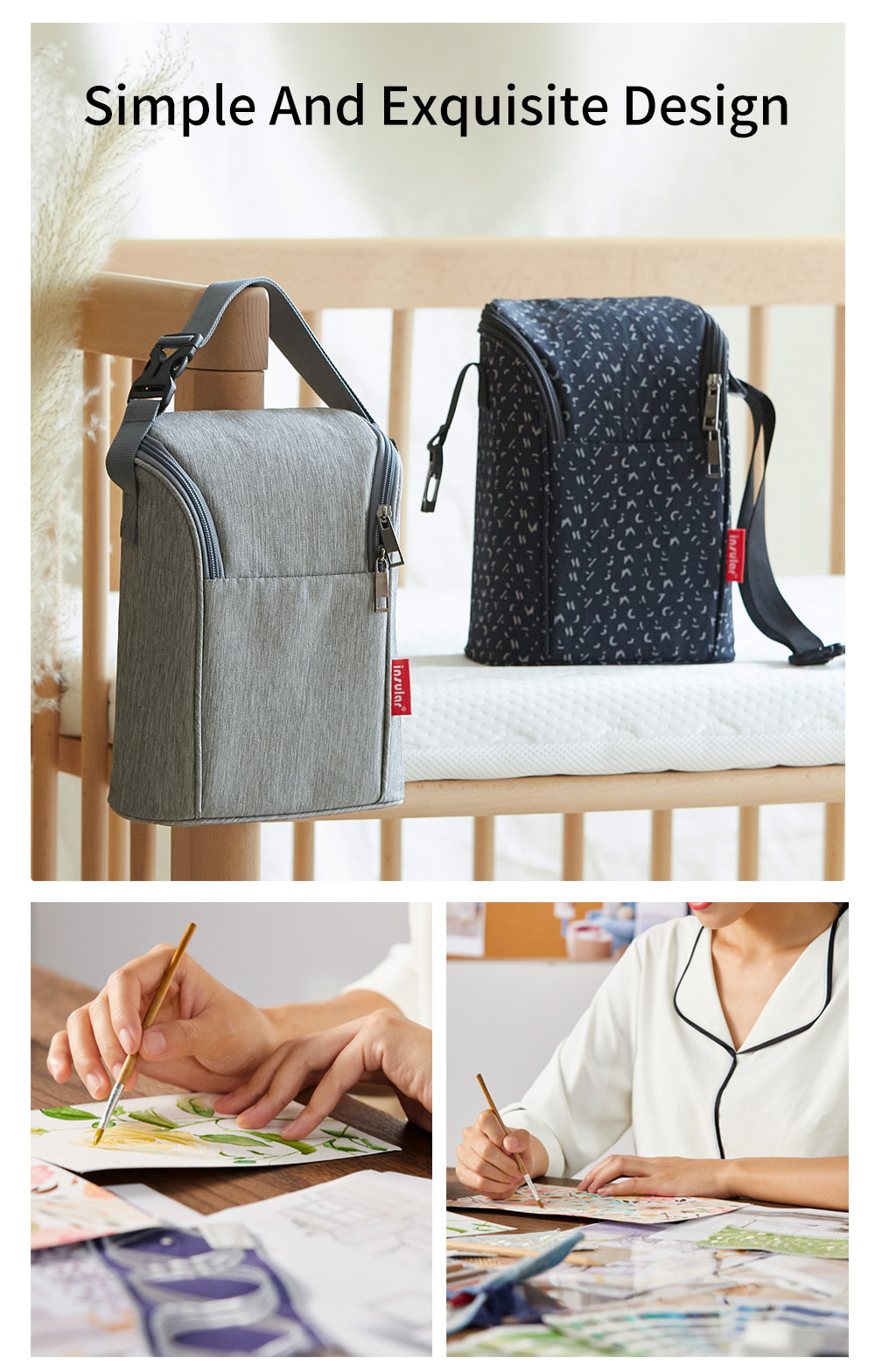 INSULAR Baby Thermal Bag Breas - Food Storage To Keep Warm recension och pris