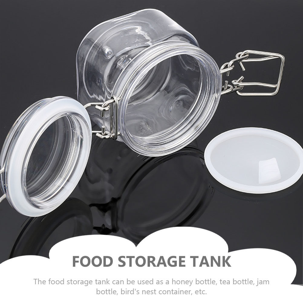 2Pcs Sealed Storage Jars Trans - Food Storage Plastic recension och pris