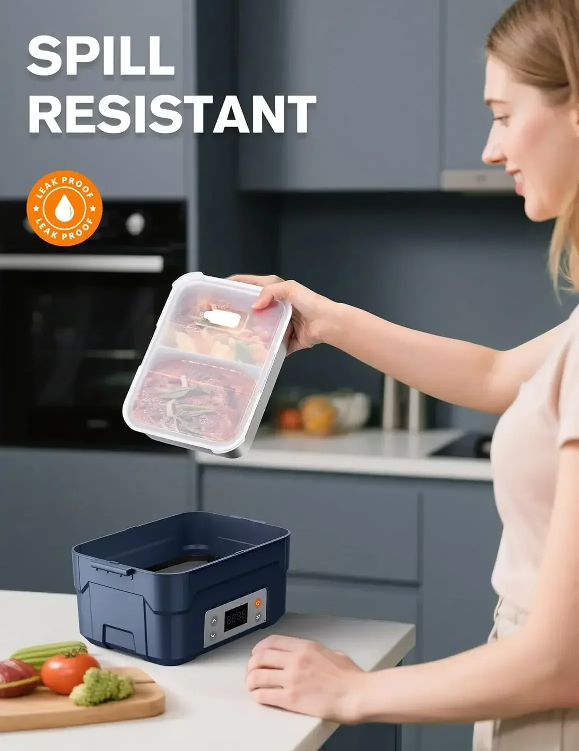 XL 6.3-Cup Cordless Electric L - Portable Food Warmer recension och pris