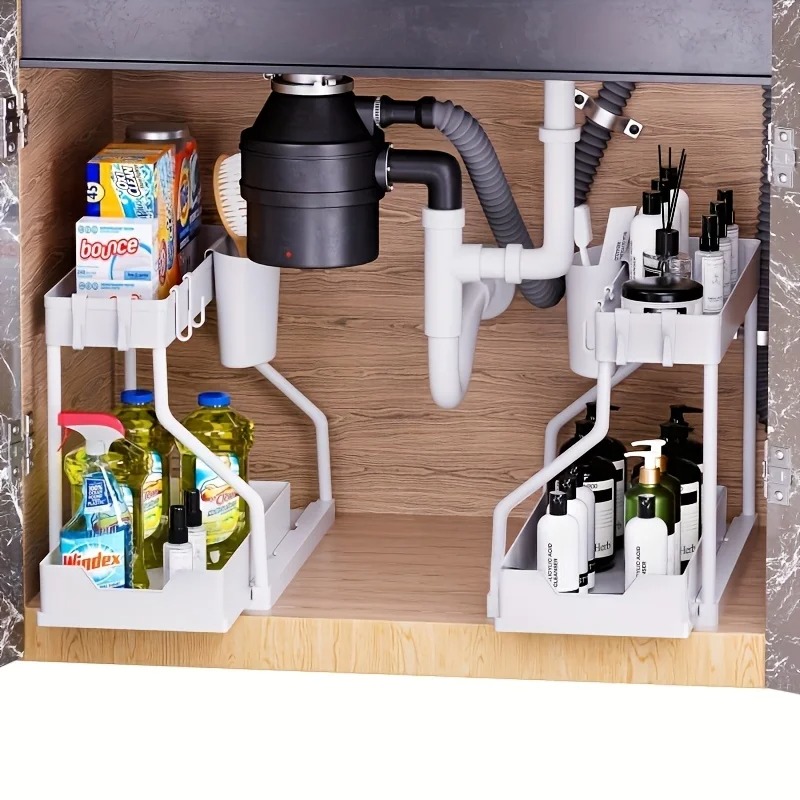 Under Sink Organizer Space Sav - Food Storage Cabinet For Kitchen recension och pris