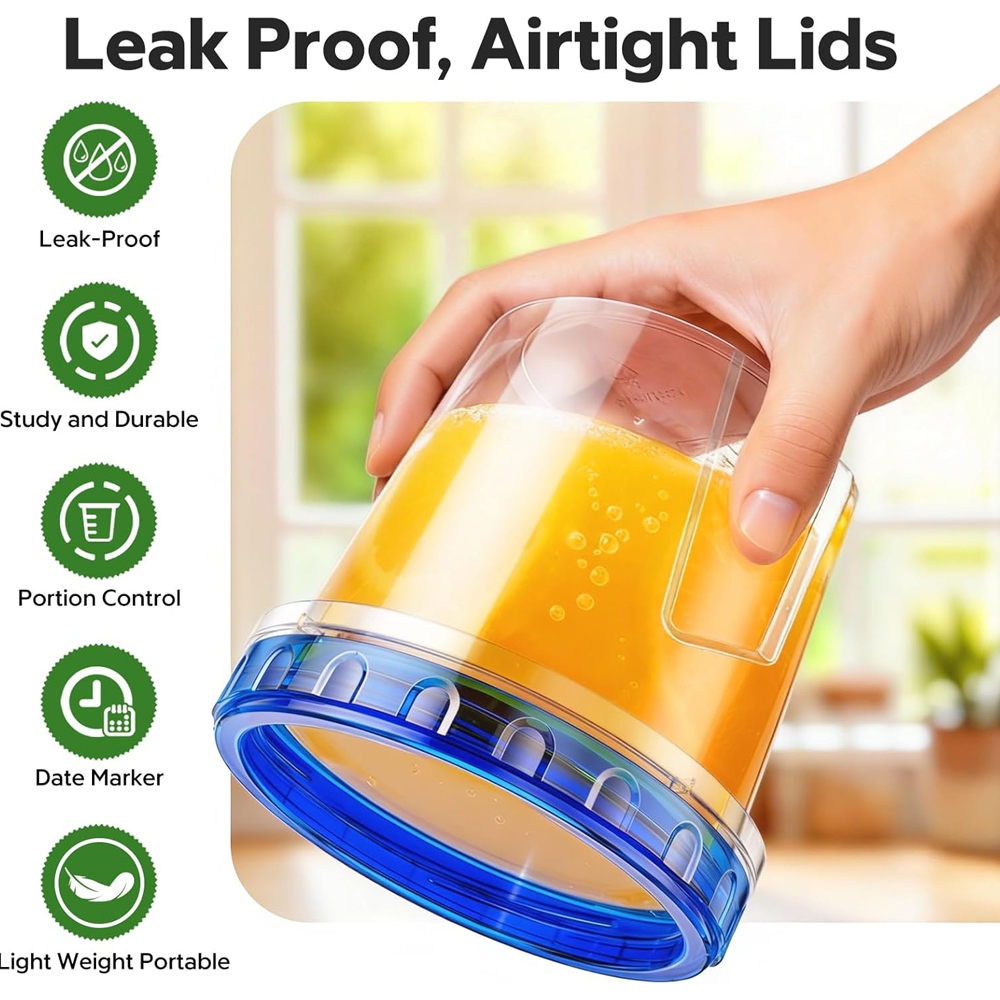 Freezer Storage Containers Air - Food Storage Meal Prep recension och pris