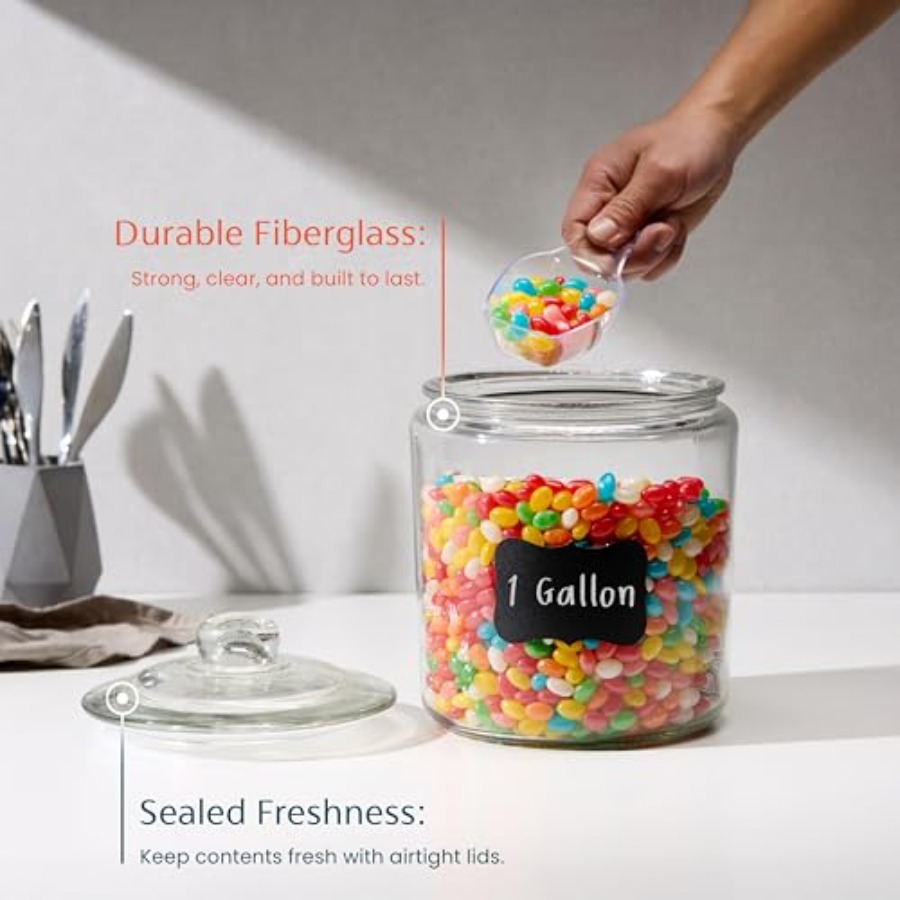 Glass Kitchen Jars Food and Co - Food Storage Jar Glass recension och pris