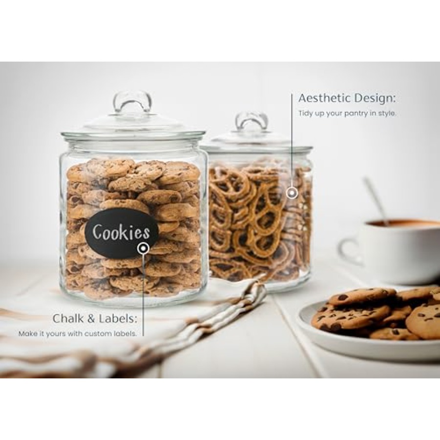 Glass Kitchen Jars Food and Co - Food Storage Jar Glass recension och pris