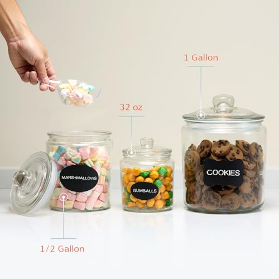 Glass Kitchen Jars Food and Co - Food Storage Jar Glass recension och pris