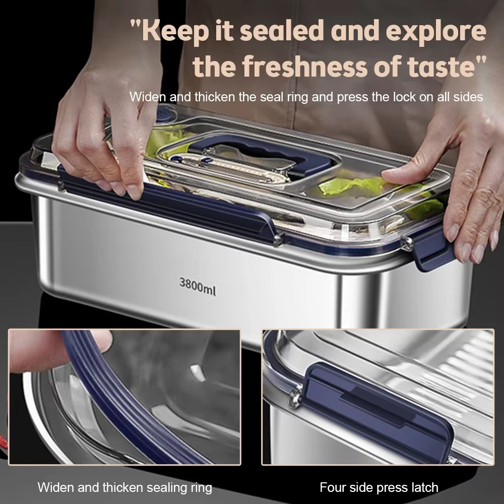 316 Stainless Steel Food Stora - Food Storage Kitchen Container Set recension och pris