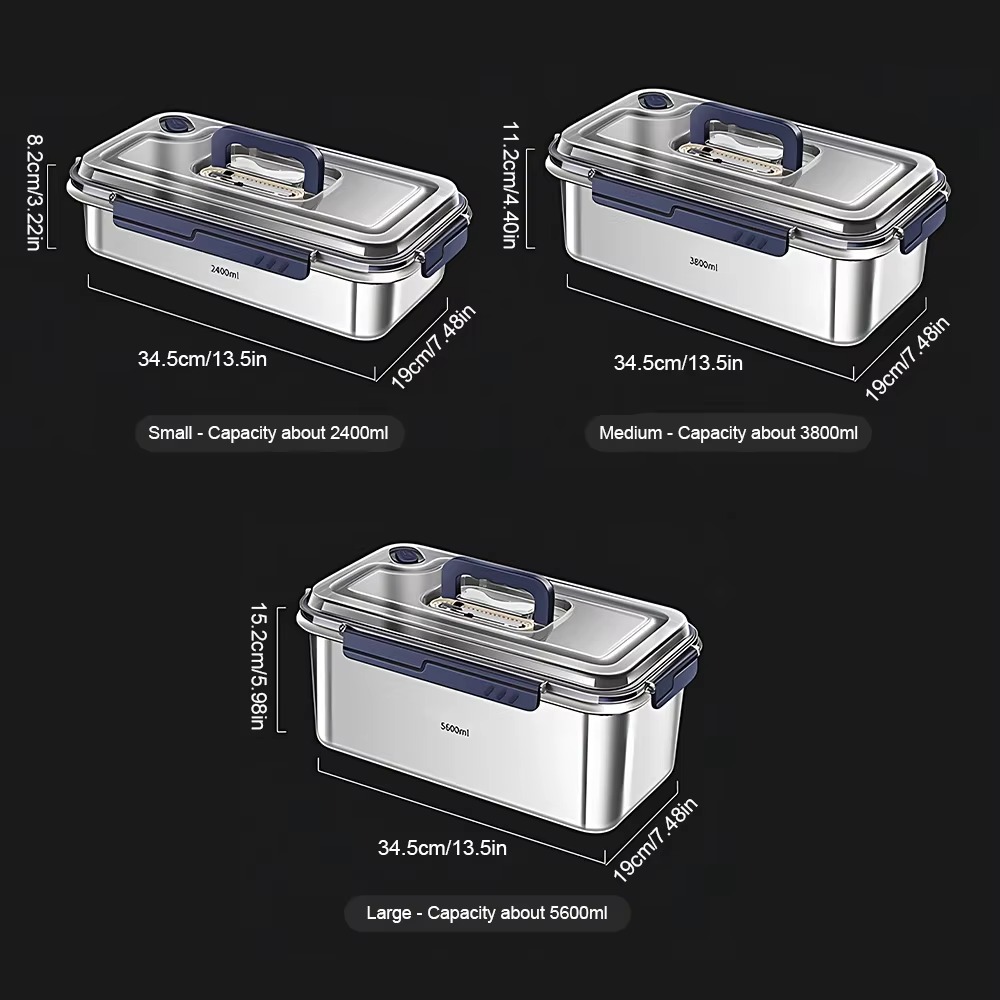 316 Stainless Steel Food Stora - Food Storage Kitchen Container Set recension och pris