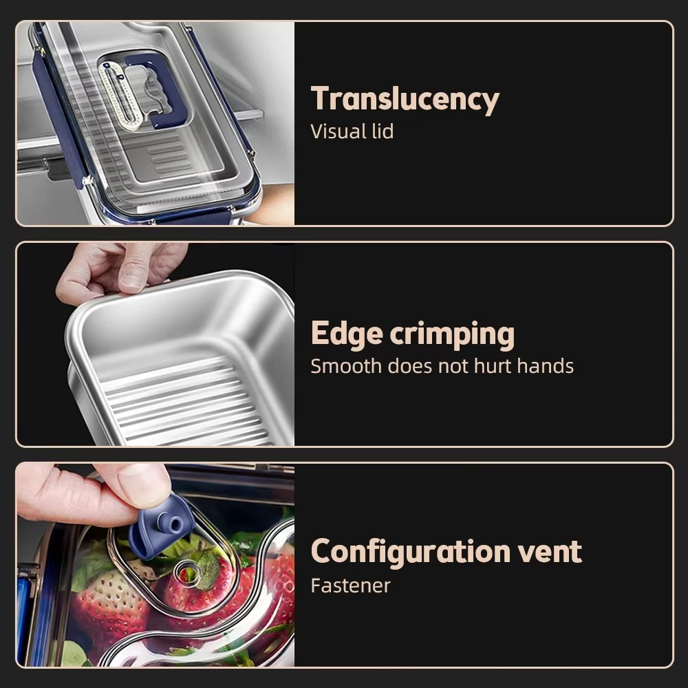316 Stainless Steel Food Stora - Food Storage Kitchen Container Set recension och pris