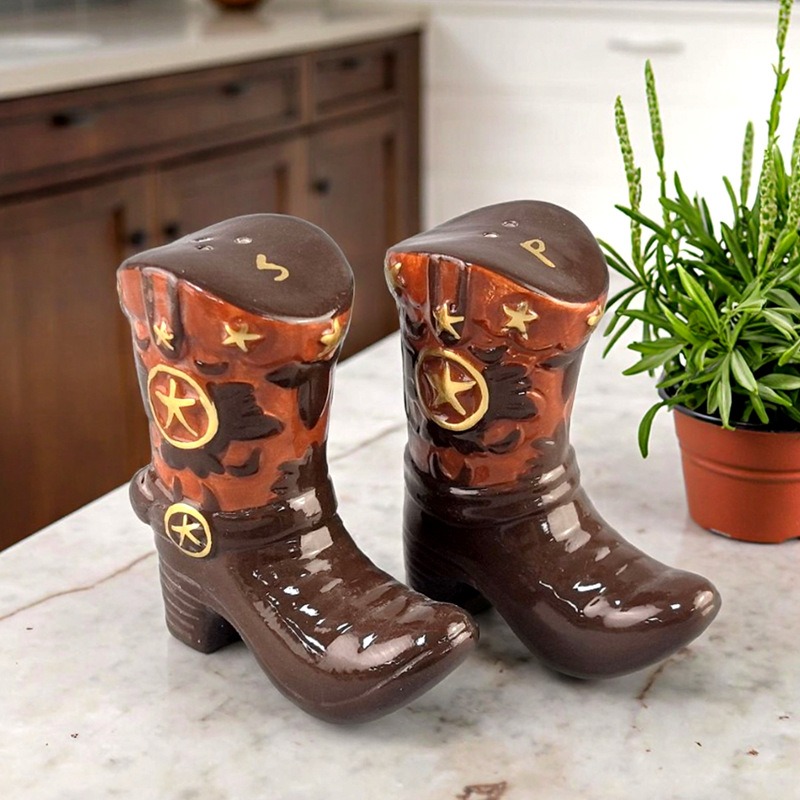 Vintage Boots Ceramic Spice Ja - Food Storage Box Set recension och pris