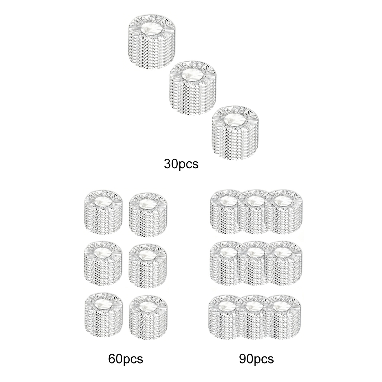 30/60/90PCS Aluminum Foil Insu - Food Storage To Keep Warm recension och pris