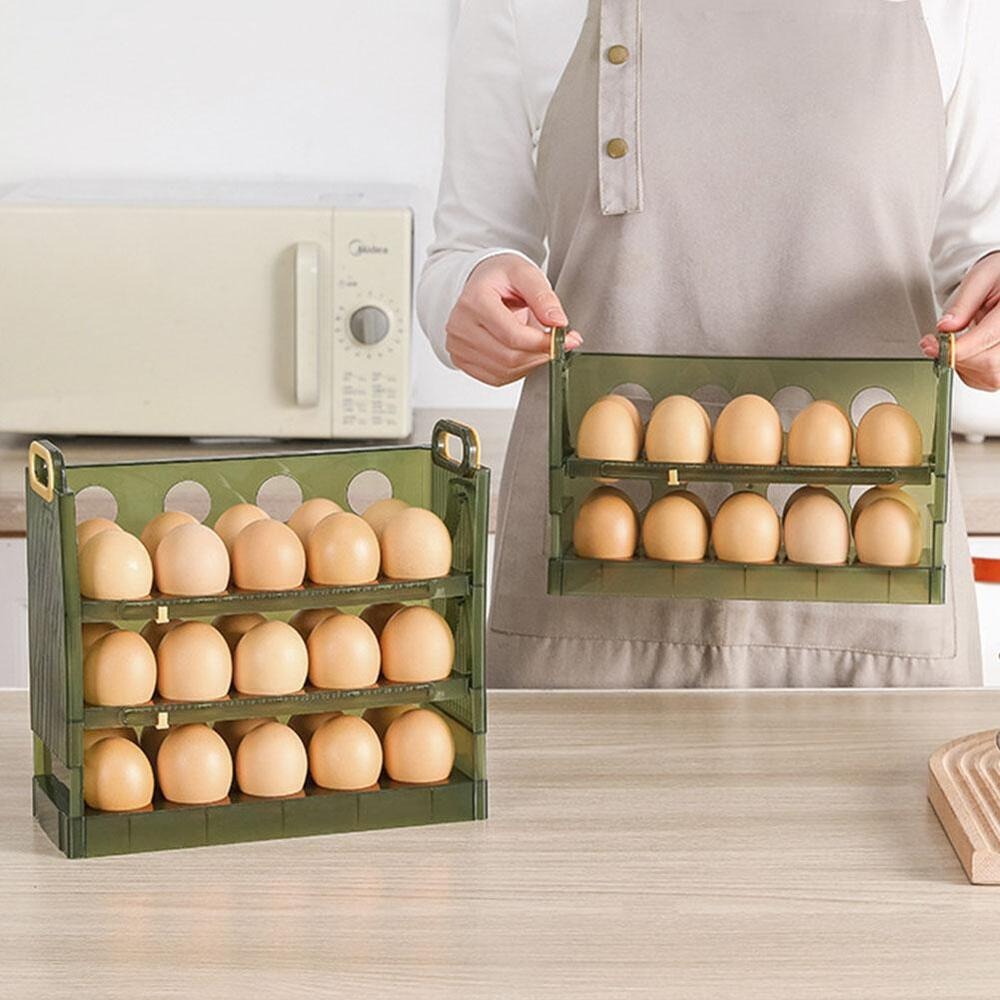 Egg Box Storage Box Side Door  - Food Storage Cabinet For Kitchen recension och pris