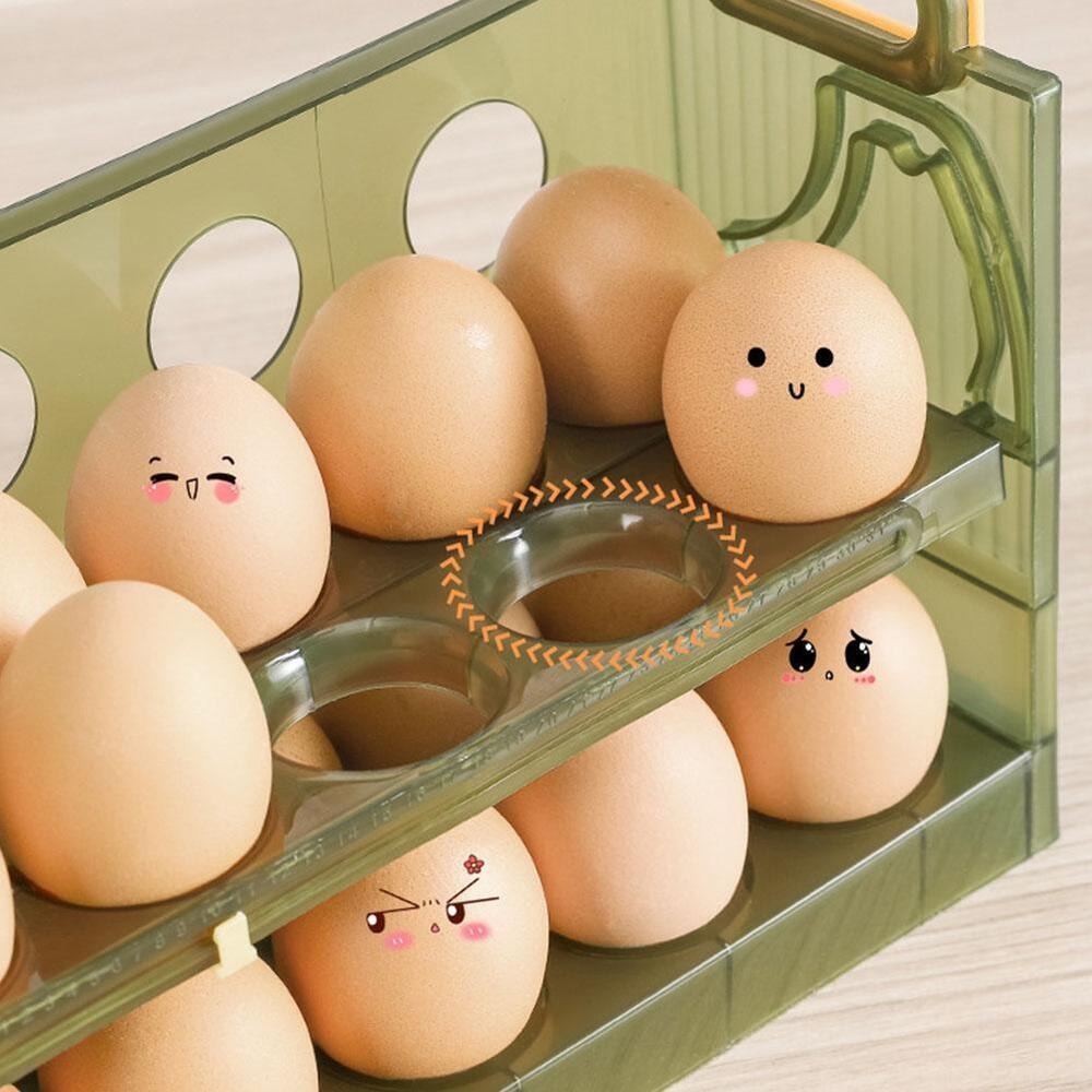 Egg Box Storage Box Side Door  - Food Storage Cabinet For Kitchen recension och pris