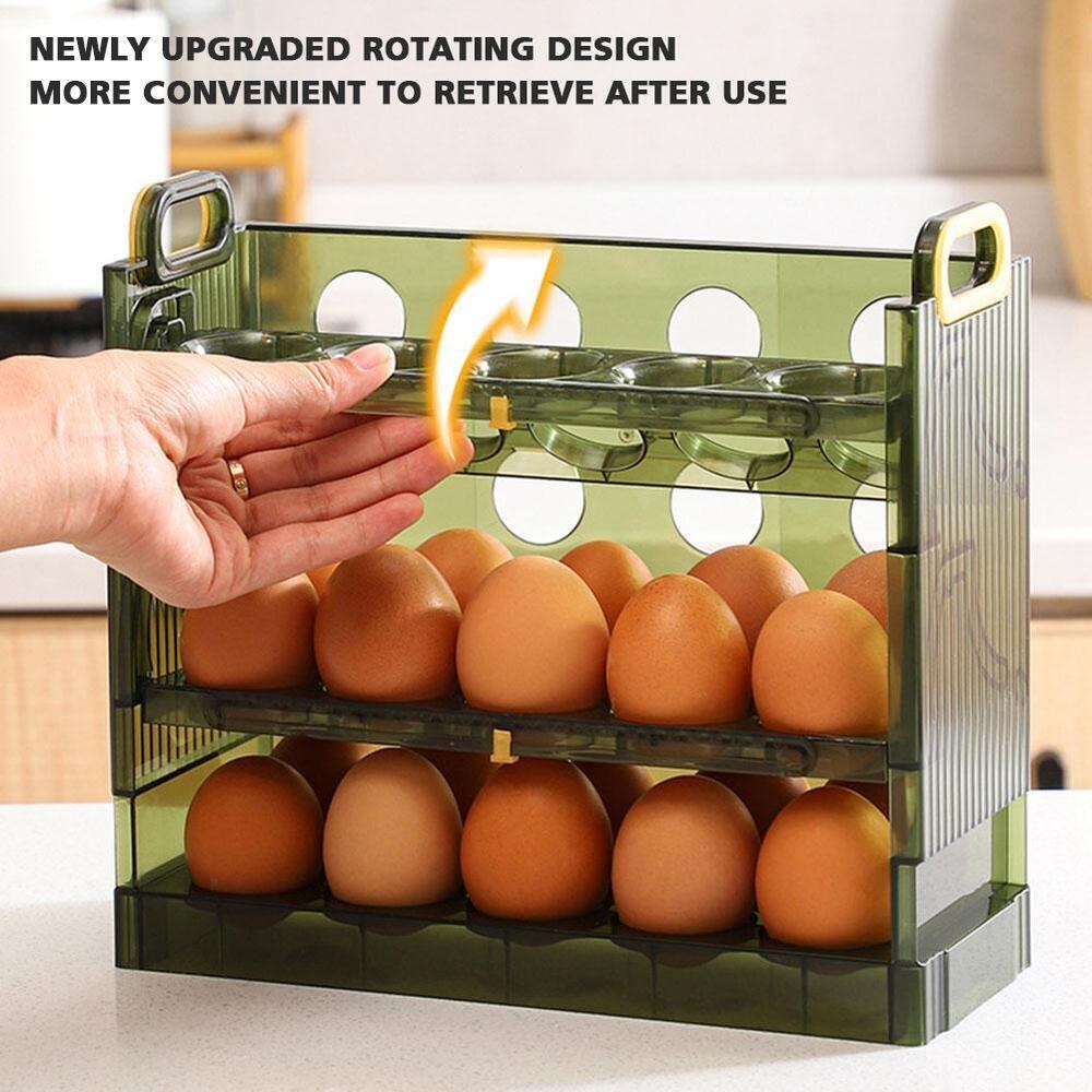 Egg Box Storage Box Side Door  - Food Storage Cabinet For Kitchen recension och pris