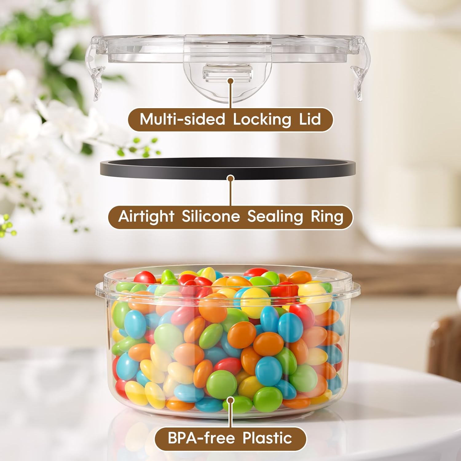 70 Piece Food Storage Containe - Food Storage Kitchen Container Set recension och pris