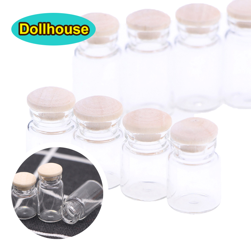 4Pcs 1:12 Dollhouse Miniature  - Food Storage Jar Glass recension och pris
