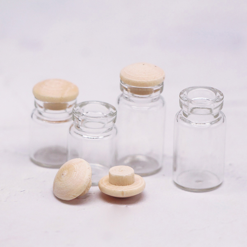 4Pcs 1:12 Dollhouse Miniature  - Food Storage Jar Glass recension och pris