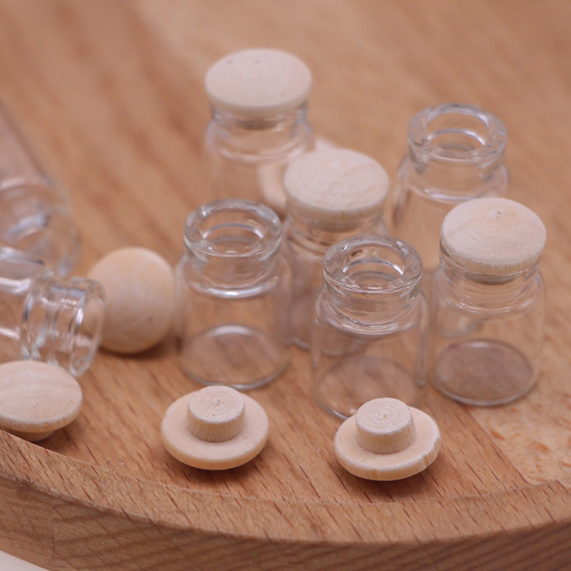 4Pcs 1:12 Dollhouse Miniature  - Food Storage Jar Glass recension och pris
