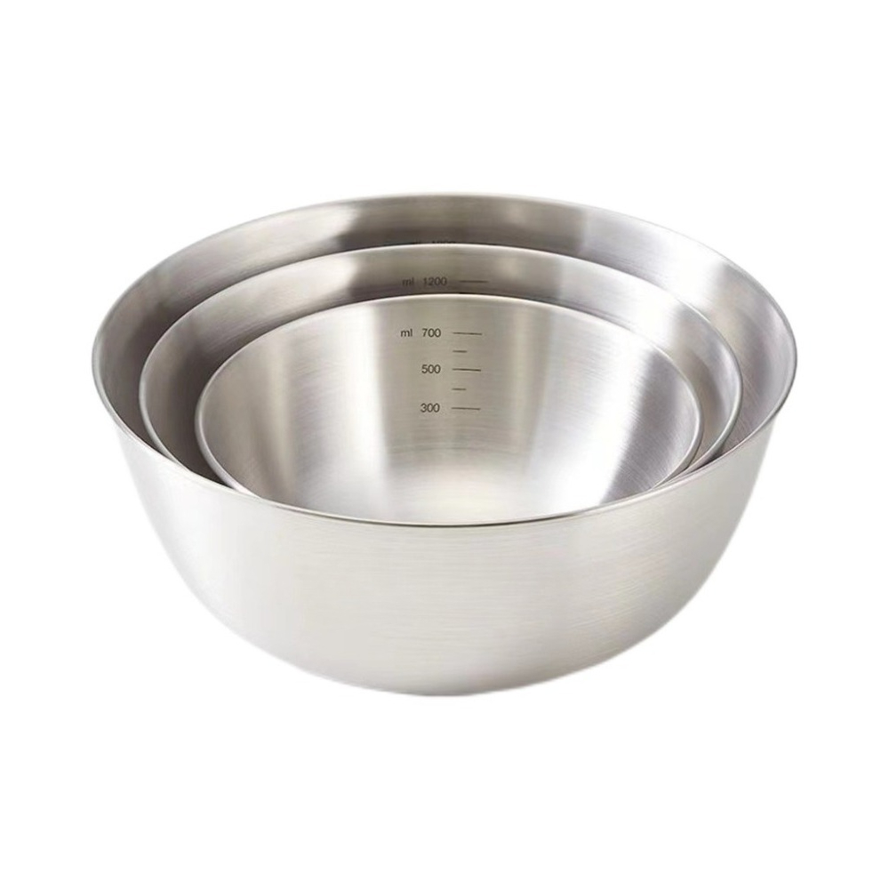 3pcs Stainless Steel Bowl Set  - Food Storage Bowls recension och pris