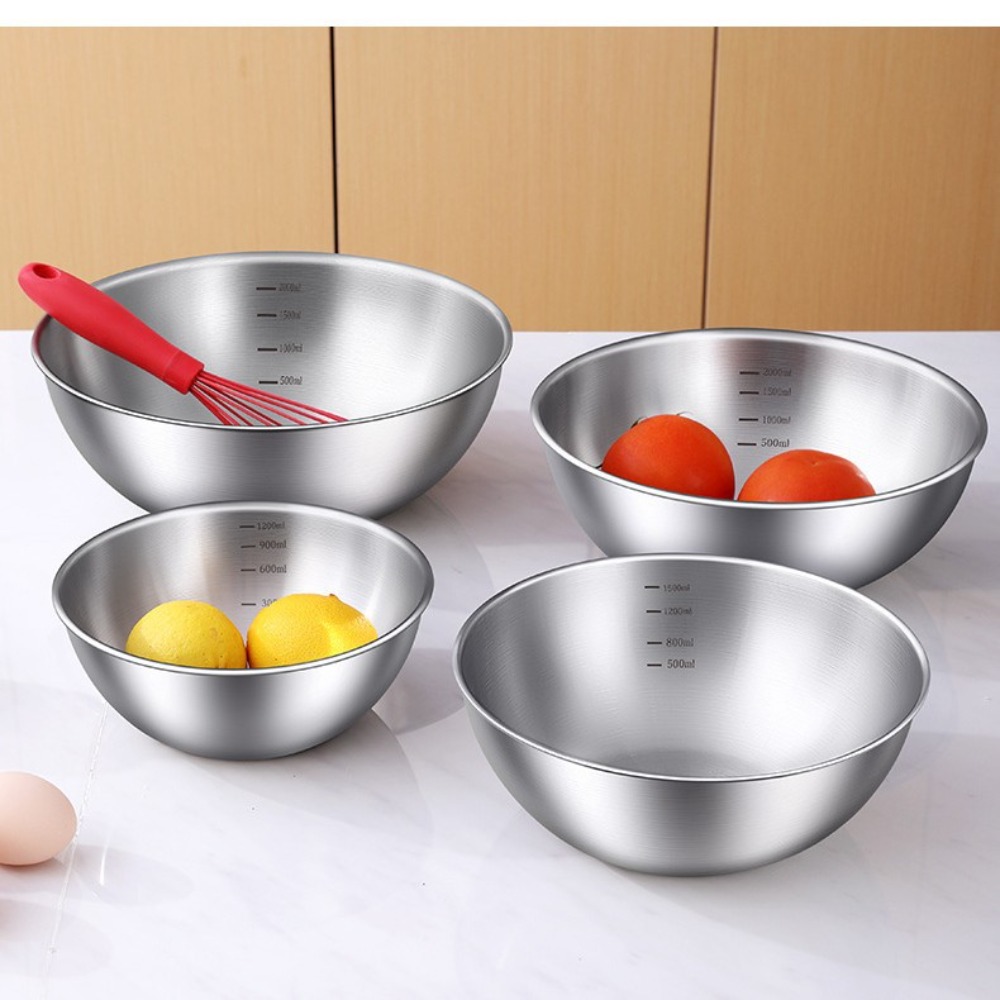 3pcs Stainless Steel Bowl Set  - Food Storage Bowls recension och pris
