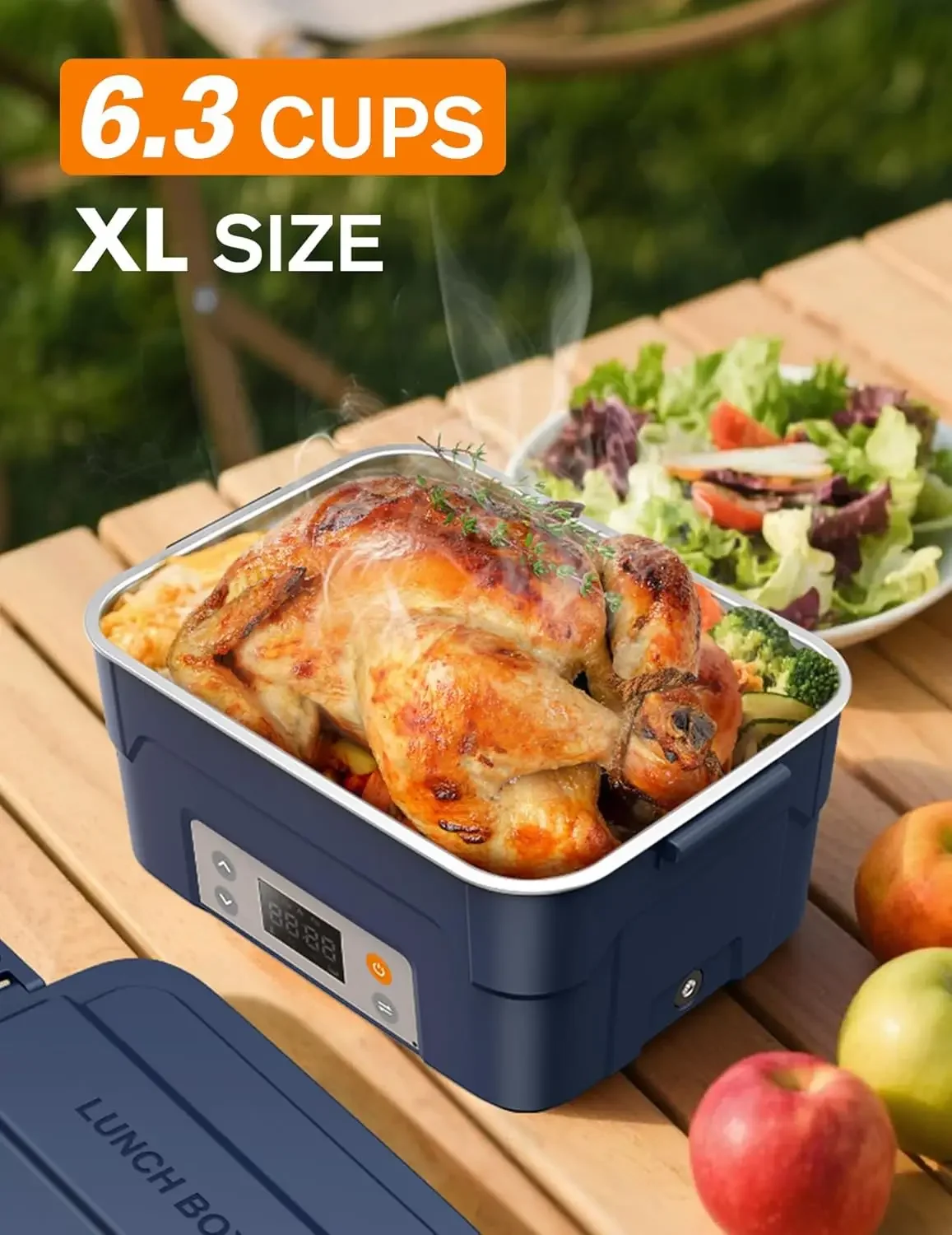 XL 6.3-Cup Cordless Electric L - Portable Food Warmer recension och pris