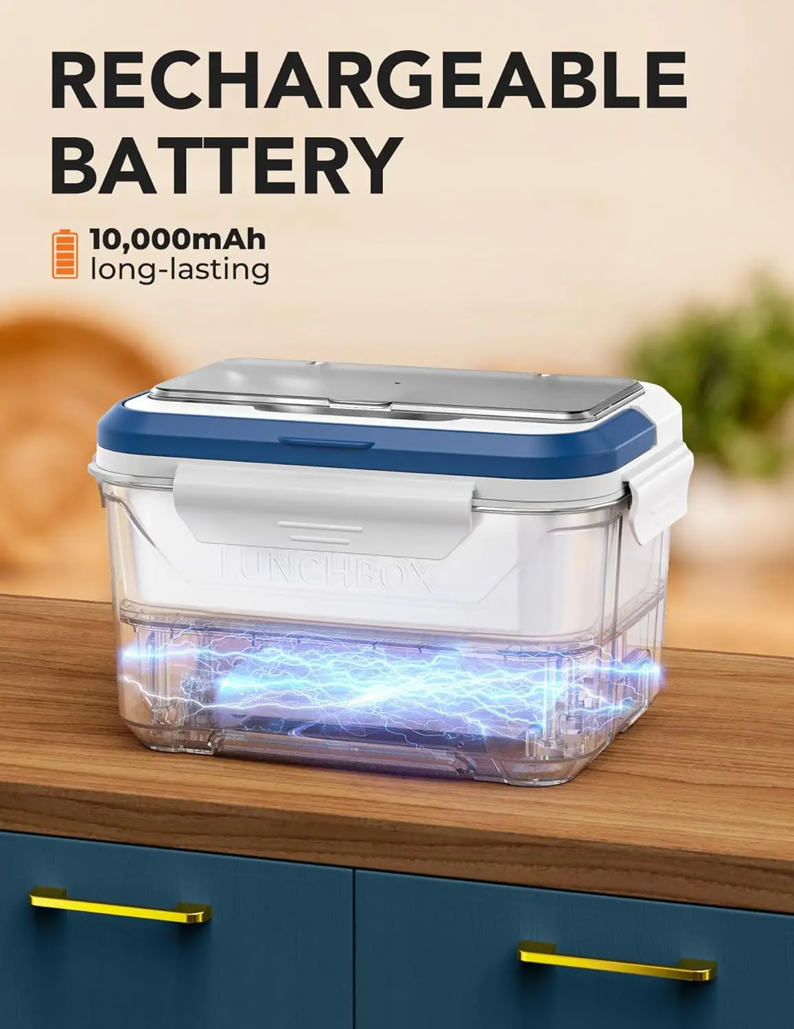 Cordless Electric Lunch Box fo - Portable Food Warmer recension och pris