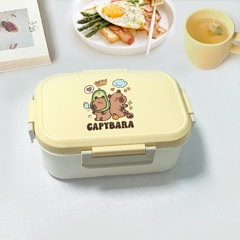 Capybara Bento Lunch Box Carto - Food Storage Room recension och pris