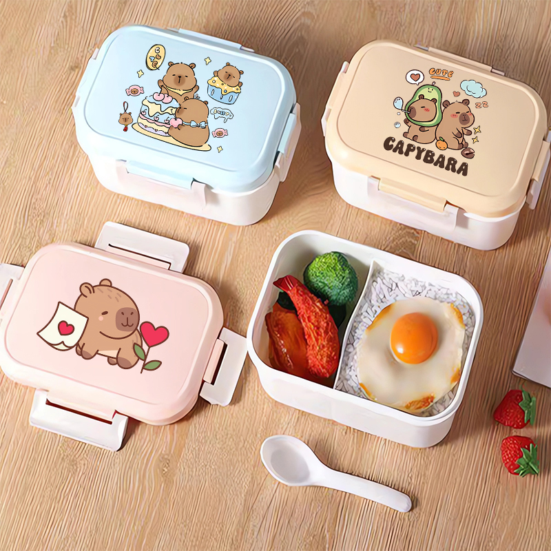 Capybara Bento Lunch Box Carto - Food Storage Room recension och pris