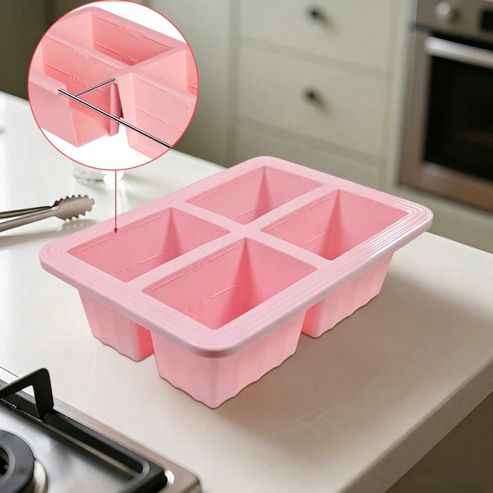 Reusable Silicone Soup Freezer - Food Storage For Refrigerator recension och pris